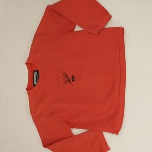 Nike Vintage Made in USA Pumpkin Crew Sweatshirt Short Medium Retro S2-8